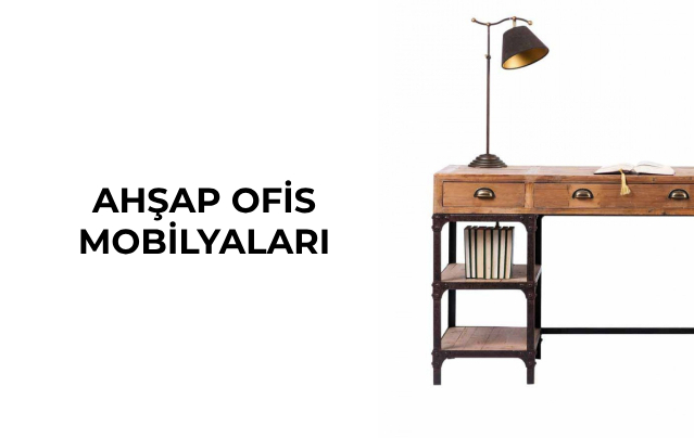 Ahşap Ofis Masaları - Doğal Ahşap Mobilya