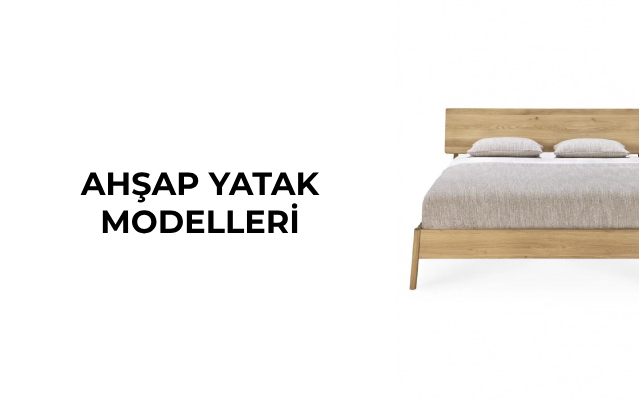 Ahşap Yatak Modelleri - Doğal Ahşap Mobilya
