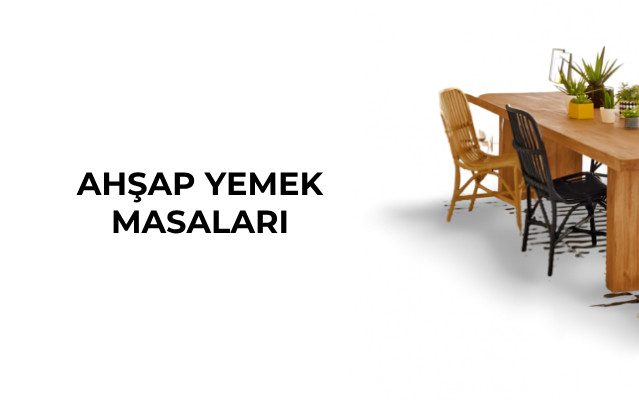 Ahşap Yemek Masası Modelleri - Doğal Ahşap Mobilya